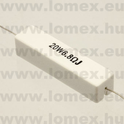 6R80 5% SQP-20 (LSE) RoHS 20W AX - 03-03-64