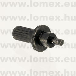 NO8# (   ) RoHS TRIMM.FORGATÓ FEKETE PT10 L=15.2mm - 05-07-96