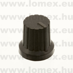 KN1515-6T-BK/BK (   ) RoHS FORGATÓGOMB FEKETE/FEKETE - 06-03-51