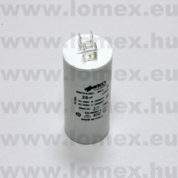25uF  400/450V  5% MOTOR FOL ÜZEMI SARUS - 07-08-71