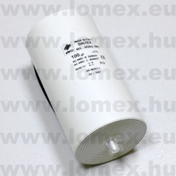 100uF  400/450V  5% MOTOR FOL ÜZEMI KÁBELES - 07-08-76