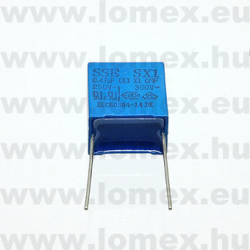SX1-S474-2K300S1 (S-S) RoHS 470nF  300VAC RM15.0 10% FOL X1 - 07-10-16