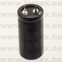 680uF 200V LTW687M200S1A5Q450 (LUX) RoHS SNAP-IN - 12-06-10