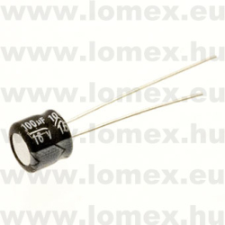 100uF  16V  6.3x5 EFX107M016S1A5E050 (LUX) RoHS - 12-21-08