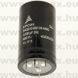 1200uF 400V B43510B9128M80 (TDK) RoHS (EPC) - 12-22-77