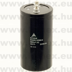 3900uF 450V B43454A5398M (TDK) RoHS (EPC) - 12-22-94