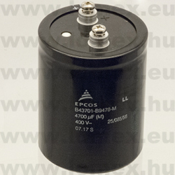 4700uF 400V B43701B9478M (TDK) RoHS (EPC) - 12-22-99