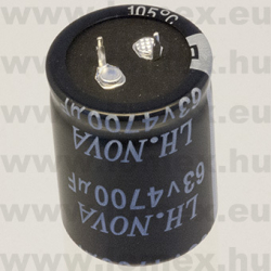 8472LGM3040LTN01E0 (FNG) RoHS 4700uF 63V 30x40 SNAP-IN - 12-24-14