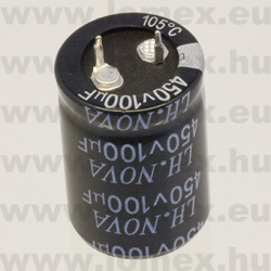 8101VBM2535LWN01E0 (FNG) RoHS 100uF 450V 25x30 SNAP-IN - 12-24-15