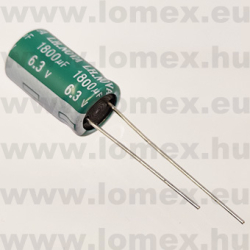 8182LAM1016LYN91E0 (FNG) RoHS 1800uF 6.3V 10x16 L.ESR, L.LIFE - 12-25-67