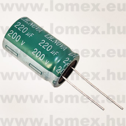 8221MCM1830RGN91E0 (FNG) RoHS 220uF 200V 18x30 - 12-26-12