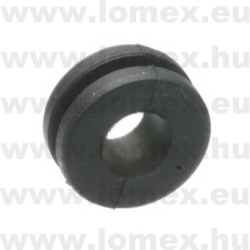 KBGY 6mm RoHS   KÁBELÁTVEZETŐ GYŰRŰ FEKETE - 14-00-40