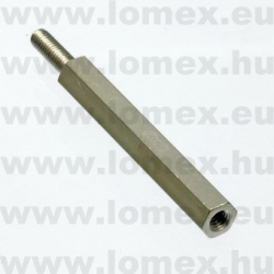 M3x35mm+10mm FÉM MSB5IM30M310?-35 RoHS   TÁVTARTÓ FELÜLETKEZ. KÜLSŐ-BELSŐ - 14-00-72