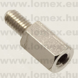 M4x10mm+8mm FÉM MSB7IM40M408?-10 RoHS   TÁVTARÓ FELÜLETKEZ. KÜLSŐ-BELSŐ - 14-01-20