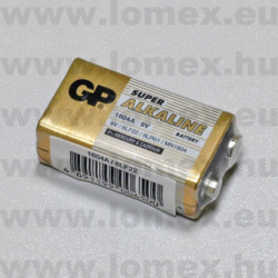 GP 6LR61 6LF22 1604A  9V ELEM 9V SUPER ALKALINE - 23-00-04