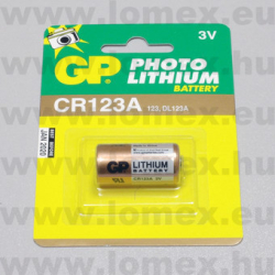 CR123A  FOTO ELEM 3V 1350mAh LITIUM - 23-00-11