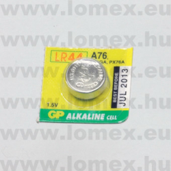 GP LRA76 LR44  GOMBELEM 1.5V 110mAh ALKALINE - 23-00-22
