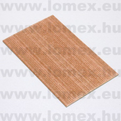 H25SR160 100x160mm   PRÓBAPANEL HOSSZU SÁVOS - 25-00-50