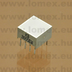 KB-2655EW (KIN) RoHS 8.89x8.89 RED - 34-02-98