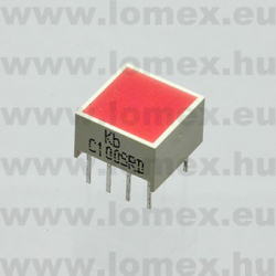 KB-C100SRD (KIN) RoHS 8.89x8.89 RED - 34-04-47