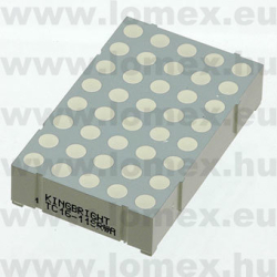 TC16-11SRWA (KIN) RoHS 5x8 MATRIX SRED - 35-02-74
