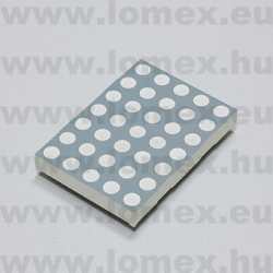 TA40-11SRWA (KIN) RoHS 5x7 MATRIX SRED - 35-01-35
