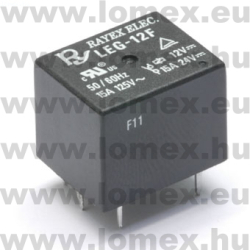 LEG-12F 12VDC 15A (RAY) RoHS 12VDC SPST - 42-02-51