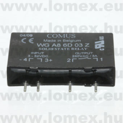 WGA86D03Z (COM) RoHS SIL (TRIAC) SSR 3A 280VAC - 42-04-18