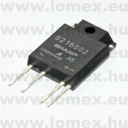 S216S02F (SHP) RoHS SIP-4 (TRIAC) SSR  16A 600V - 42-04-44