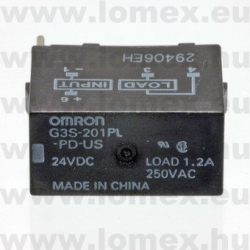 G3S-201PL-PD-US 24DC (OMR) 20x10x16.5mm SSR 1.2A/240VAC 24VDC - 42-15-39
