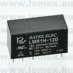 LMR1H-12D (RAY) RoHS MECH 12VDC 16A SPDT - 42-16-57
