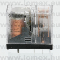 G2RK-2 24DC (OMR) RoHS BISTAB 24VDC DPDT - 42-16-71