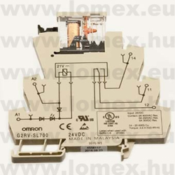 G2RV-SL700 AC/DC24 (OMR) 92.7x99.2x6.2mm MECH 24VAC/DC 1xMORSE - 42-16-94