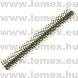 PHDR-80R (T-T) RoHS TÜSKESOR  40x2 P 90° - 43-00-18