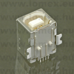 USB-B 4P ANYA 90° USB-B-S04PFSHSW (T-T) RoHS - 43-00-22