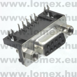 DB-9RS-C (T-T) RoHS DSUB  9 P ANYA 90° - 43-00-45