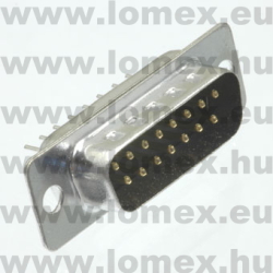 DB-15DP (T-T) RoHS DSUB 15 P APA - 43-00-46