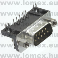 DB-9RP-C (T-T) RoHS DSUB  9 P APA 90° - 43-00-65