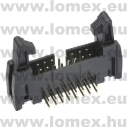DHR-16 (T-T) RoHS SZAL.KABEL  16 P APA 90° - 43-01-08