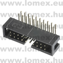BHR-20 (T-T) RoHS SZAL.KABEL  20 P APA 90° - 43-01-11
