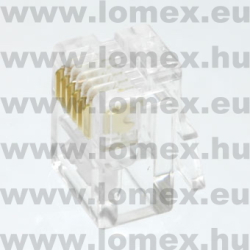 RJ12-6P6C (T-T) RoHS TELEFON 6/6 APA - 43-04-56