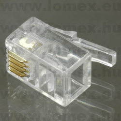 RJ9-4P4C (T-T) RoHS TELEFON 4/4 APA - 43-05-93