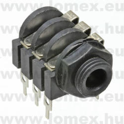 JS63-10 (FEM) JACK 6.3mm ANYA 90° - 43-06-53