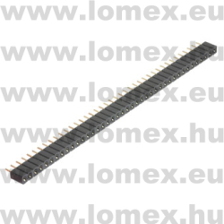 FHSH-2.54-40L (T-T) RoHS HÜVELY  40 P LOW PRO - 43-07-19