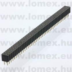 FHDH2.54-80L (T-T) RoHS HÜVELY  40x2 P LOW PR - 43-07-20