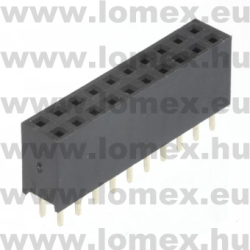 FHDH2.54-20 (T-T) RoHS HÜVELY  10x2 P - 43-07-76