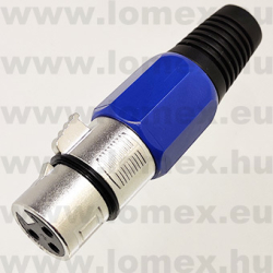 XLR-3S-02 (FEM) CANNON  3 P ANYA LENGŐ - 43-08-69