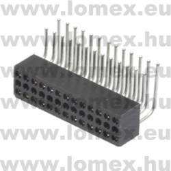 853-83-026-20-002101 (PRE) RoHS HÜVELY  13x2 P PRECI 90° - 43-08-72