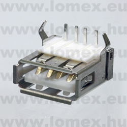 USB-A 4P ANYA 90° USB-A-S04PFHTW (T-T) RoHS - 43-09-76