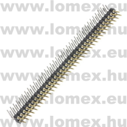 802-10-072-20-001101 (PRE) RoHS TÜSKESOR  36x2 P 90° SOLDER TAIL - 43-10-79